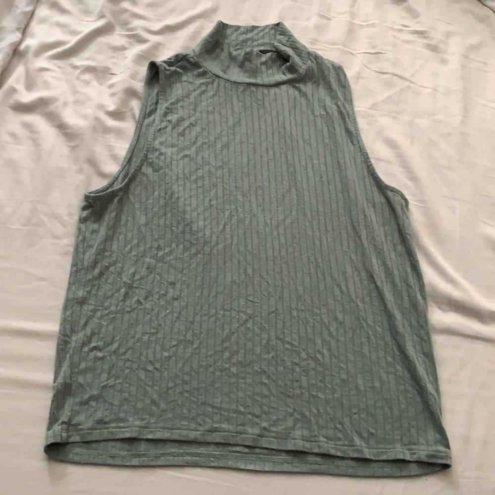AE mock neck tank top